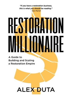Hardcover Restoration Millionaire Book