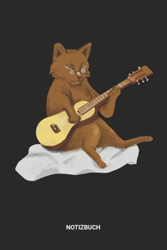 Notizbuch: A5 Notizheft mit punktierten Linien f�r Gitarre Freunde. Ideales Fuchs Raubtier Band Journal oder Notizbuch. Perfektes Tagebuch oder Taschenbuch als Geschenk f�r alle Gitarristen und Gitarr