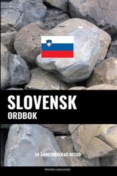 Paperback Slovensk ordbok: En ämnesbaserad metod [Swedish] Book
