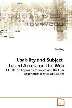 Paperback Usability and Subject-based Access on the Web Book