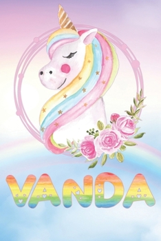 Paperback Vanda: Want To Give Vanda A Unique Memory & Emotional Moment? Show Vanda You Care With This Personal Custom Named Gift With V Book