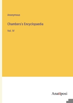 Paperback Chambers's Encyclopaedia: Vol. IV Book