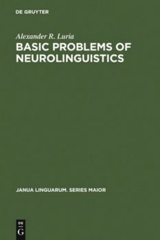 Hardcover Basic Problems of Neurolinguistics Book