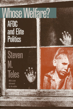 Paperback Whose Welfare?: Afdc and Elite Politics Book