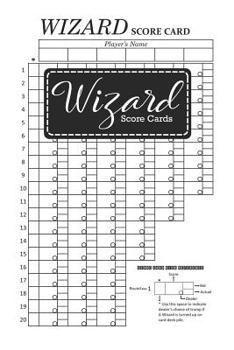Paperback Wizard Score Cards: Wizard Score Sheets, Wizard Score Keeper Book, Wizard Score Pad Book