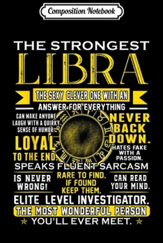 Paperback Composition Notebook: Strongest Libra Loyal Can Read Your Mind Zodiac Birthday Journal/Notebook Blank Lined Ruled 6x9 100 Pages Book