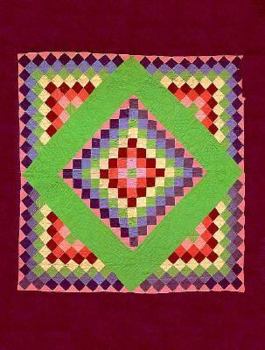 Hardcover Diamond in the Square (Amish Quilt) Book