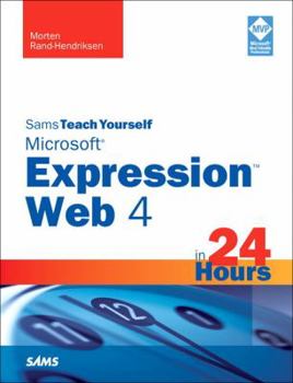 Paperback Sams Teach Yourself Microsoft Expression Web 4 in 24 Hours Book