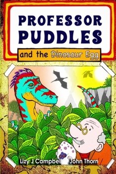 Paperback Professor Puddles and the Dinosaur Egg Book