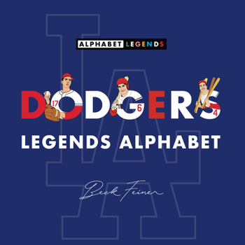 Hardcover Dodgers Legends Alphabet Book