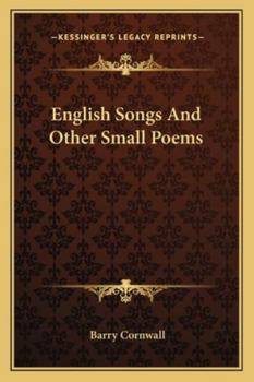 Paperback English Songs and Other Small Poems Book
