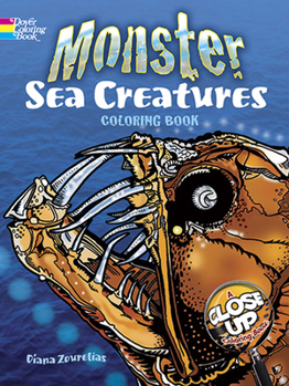 Paperback Monster Sea Creatures Coloring Book