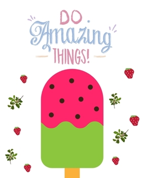 Paperback Middle school reading logs Elementary reading log Softback Size 8 x 10 inch "Do amazing things": Reading log for middle school 100 Spacious Record Pag Book