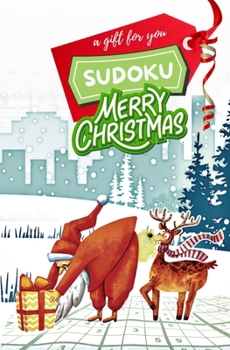 Paperback A Gift For You SUDOKU: Merry Christmas Book
