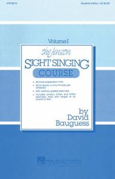 Paperback The Jenson Sight Singing Course (Vol. I) Book