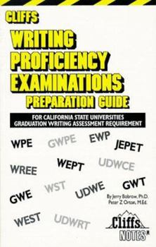 Paperback Cliffstestprep Writing Proficiency Examinations Book