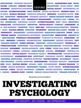 Paperback Investigating Psychology: Key concepts, key studies, key approaches Book