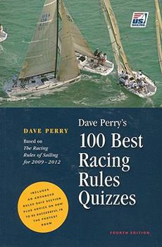 Paperback Dave Perry's 100 Best Racing Rules Quizzes Book