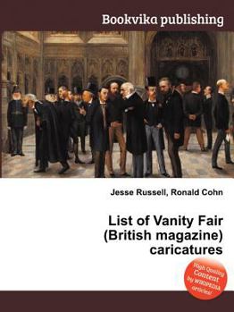 Paperback List of Vanity Fair (British Magazine) Caricatures Book
