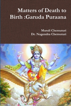Paperback Matters of Death to Birth: Garuda Puraana Book