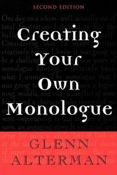 Paperback Creating Your Own Monologue Book