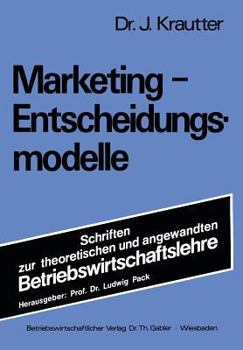 Paperback Marketing-Entscheidungsmodelle [German] Book