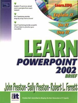 Paperback Learn PowerPoint 2002 Brief Book