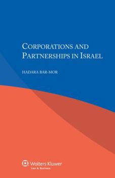 Paperback Corporations and Partnerships in Israel Book