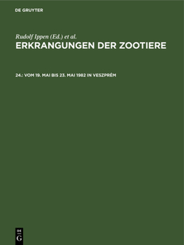 Hardcover Vom 19. Mai Bis 23. Mai 1982 in Veszprém [German] Book