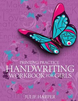 Paperback Printing Practice Handwriting Workbook for Girls Book