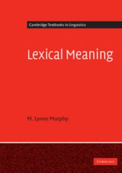 Paperback Lexical Meaning Book