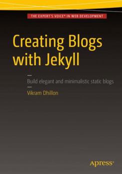 Paperback Creating Blogs with Jekyll Book