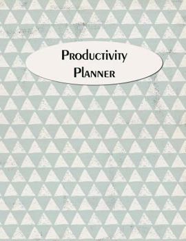 Paperback Productivity Planner: 12 Months of Daily Pages Organize & Track-8.5x11 Desk Size-Get More Done Book