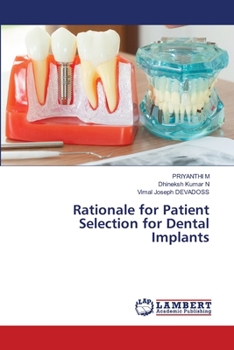 Paperback Rationale for Patient Selection for Dental Implants Book