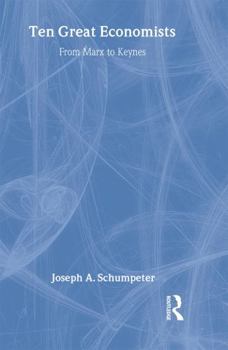 Hardcover Ten Great Economists Book