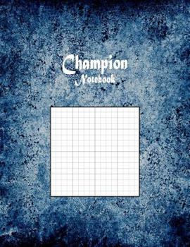 Paperback Champion Notebook: 1/4" Cross Section Graph Paper Rule Book