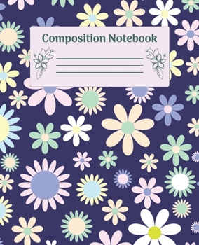 Paperback Composition Notebook: Wide Ruled Notebooks Paper - Composition Notebook (Diary, Journal) 7.5x9.25in 110 Pages Wide Ruled Notebooks Paper Book