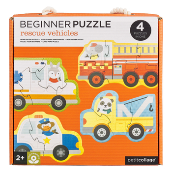 Misc. Rescue Vehicles Beginner Puzzle Book