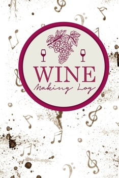Paperback Wine Making Log Book