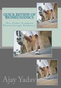 Paperback Quick Review of Biomechanics Book