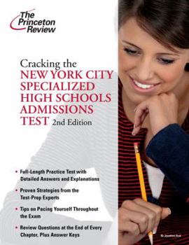 Paperback Cracking the New York City Specialized High Schools Admissions Test, Second Edition Book