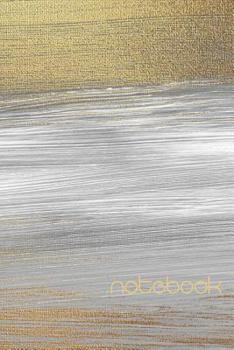 Notebook: Silver White & Bronze Gold Stunning Design