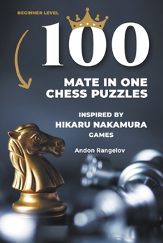 Paperback 100 Mate in One Chess Puzzles, Inspired by Hikaru Nakamura Games Book