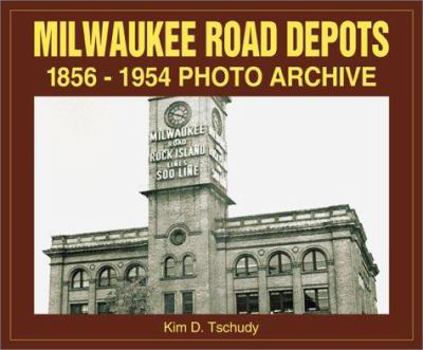 Paperback Milwaukee Road Depots 1856-1954 Photo Archive Book