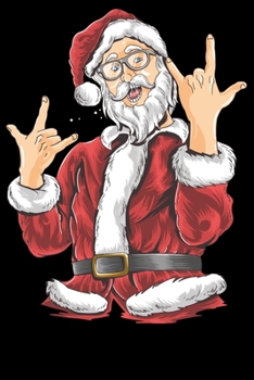 Weihnachtsmann: Notizbuch DIN A5 Blanko 120 Seiten Santa Klaus Winter Xmas Rentier Christmas Musik DJ Winter Party Neujahr Silvester Geschenkidee ... Notizheft Notizblock (German Edition)