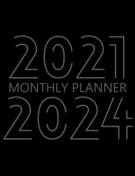2021-2024 Monthly Planner: 48 Month Agenda for Men, Monthly Organizer Book for Activities and Appointments, 4 Year Calendar Notebook, White Paper, 8.5″ x 11″, 266 Pages