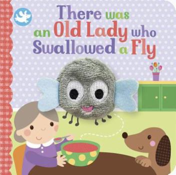 Board book There Was an Old Lady Who Swallowed a Fly Finger Puppet Book