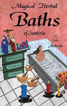 Paperback Magical Herbal Baths of Santeria Paperback Book