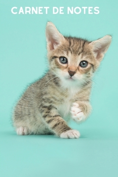 Carnet de notes: Carnet de notes chat - 120 pages lign�es - Format 15,24 cm X 22,8 cm