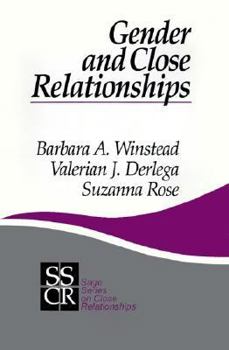 Paperback Gender and Close Relationships Book